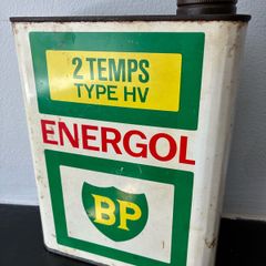 Vintage BP 2 Stroke Oil Tin