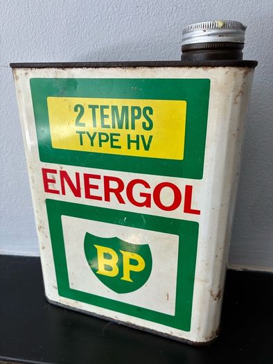 Vintage BP 2 Stroke Oil Tin