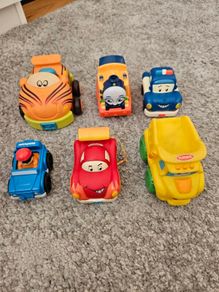 Selection of baby play cars