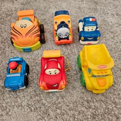 Selection of baby play cars