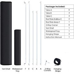 Large indoor grow tent 120x120x200