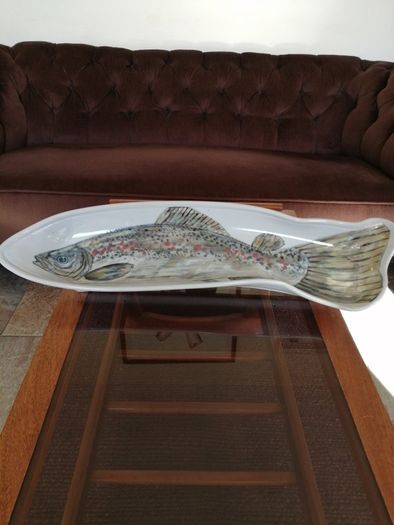 Highland Stoneware Scotland Salmon Dish