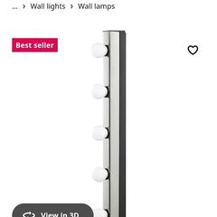 Brand new IKEA Musik Wall Mounted Lights x 5