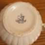 Belleek violets milk /cream jug & lotus sugar bowl Image 4