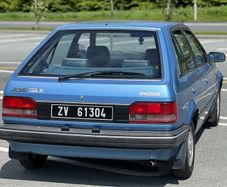 Mazda 323 GLX, auto 1989, 72.ooo miles
