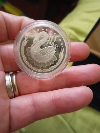 Celtic swan coin euro new in box