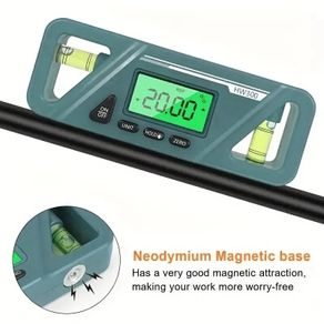 1PC Digital Protractor Inclinometer Level Goniometer Measuring Inclinometer Magnet 90 Degree Gauge Digital Display Inclinometer