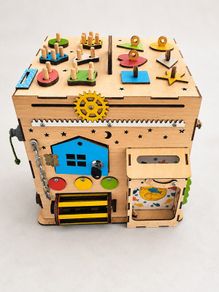 Montessori Large Wooden Montessori Cube - Quick Relocation SALE