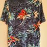 Mens Tommy Hilfiger crew neck t shirt floral hawaii palm tree Size small mens boys Image 6
