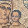Vintage Hand Carved Greek Wooden Icon Image 2