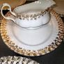 Elegant gold and white porcelain Richmond dinner set Image 3