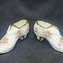 Vintage Paragon "Victoriana Rose"  Pair Miniature Shoes Image 2