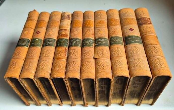 1854. The Poetical Works of Lord Byron. Ten volumes.