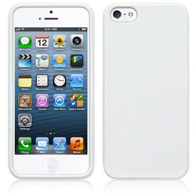 New Iphone 5 Terrapin Gel Case Cover Solid Hot Pink / Purple / Red With Free Screen Protector