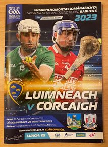 2023 Limerick v Cork - GAA Munster Senior Hurling Round 5 Programme