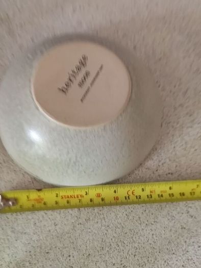 4 Heritage Moon Stoneware Bowls  Scalloped Edge