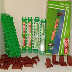 Vintage Waddingtons 90's Subbuteo Fencing Fence Surrounds 61108 Soccer  All 58 Pieces No Damage