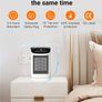 1800W Electric Heater, Portable Ceramic Space Heater with ECO Mode, Small Energy Efficient Room Heater 70Oscillation, Remote Control, Quiet Fan Heater, Overheat & Tipping Protection Image 7