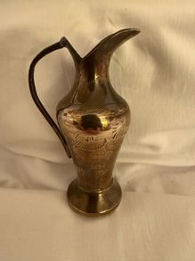1980s brass jug ornament