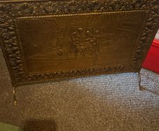 brass fire screen from the 70's or early 80's