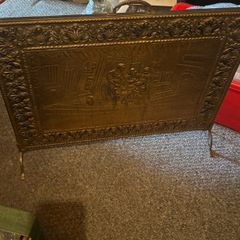 brass fire screen from the 70's or early 80's