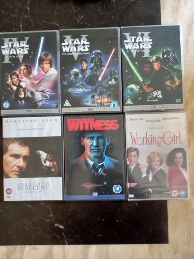 Harrison Ford Dvd Bundle Collection Blade Runner Star Wars Indiana Jones Etc