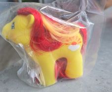 HQG1C - Little Sunrise - Sunburst Weather Boy Baby Pony like  MLP G1 My Little Pony