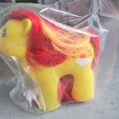 HQG1C - Little Sunrise - Sunburst Weather Boy Baby Pony like  MLP G1 My Little Pony