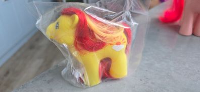 HQG1C - Little Sunrise - Sunburst Weather Boy Baby Pony like  MLP G1 My Little Pony