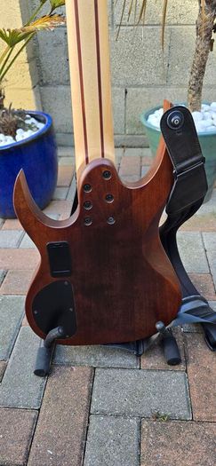 Solar 5 String Bass. Natural Satin Finish