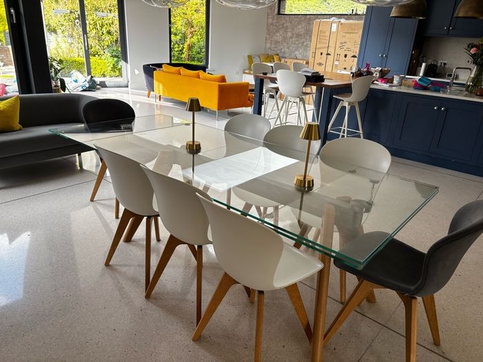 Boconcept Monza Glass Extendable Dining Table