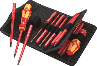 Kraftform Kompakt VDE 17 Universal 1 Interchangeable screwdriver set with twin handle, 17PC, 05059030001