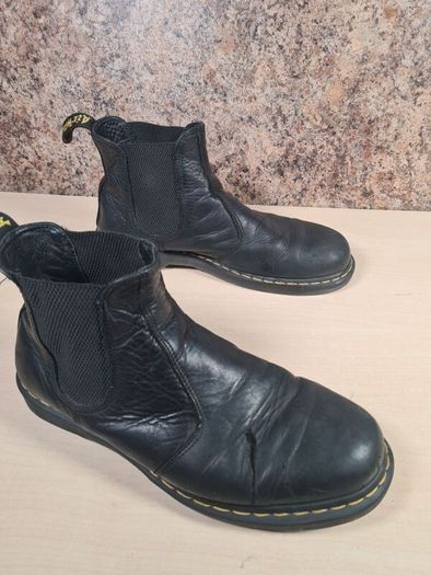 Mens Dr Martens 2976 Chelsea Boots  Black Leather Size Uk 11 Eu 46