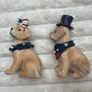 4th Of July Decorations figure American Labrador Used Damaged Please see pictures Image 3
