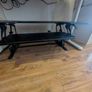 Combo - Office Desk + Desk Raiser - Vivo 122cm Black, DESK-V048V + IKEA Bekant Desk Image 5