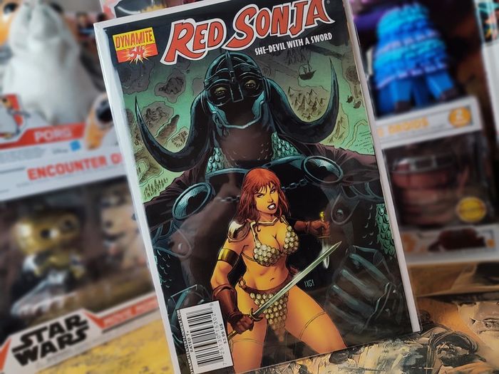 Red Sonja ! Issue #54 ! Walter Geovani  Variant Cover ! First Printing ! 2011 ! by Dynamite !