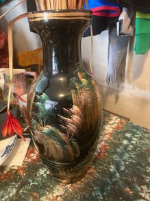 Vintage oriental vase