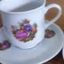 French Porcelain Veritable 6 cups with saucer Image 6