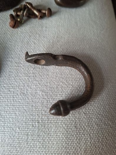Antique cast iron hooks