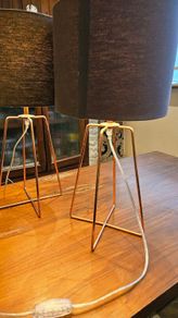 copper bedside / Desk lamps