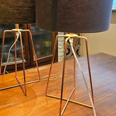 copper bedside / Desk lamps