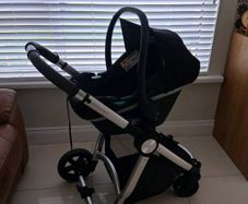 Car Seat & Pram Set with ISOFIX Base
