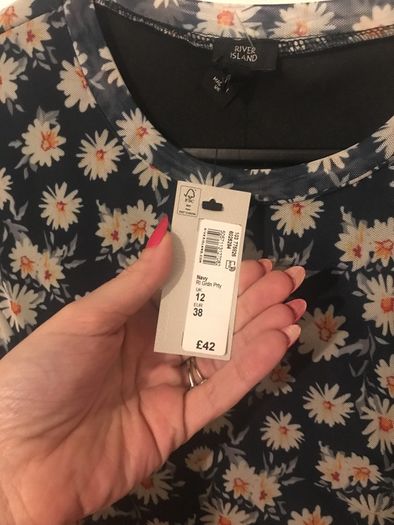 new river island dress rrp 50E