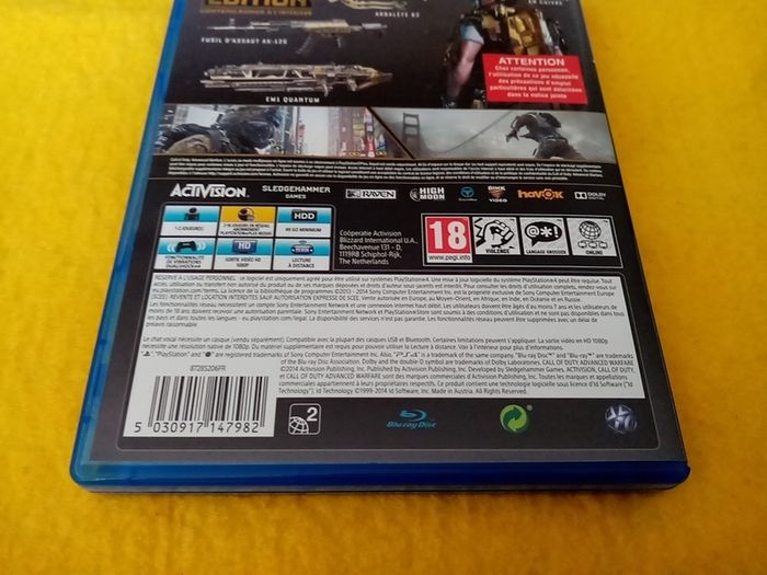 French version Call of duty Advanced Warfare PlayStation