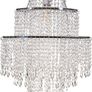 3-Tier Clear Chandelier Light Shade | Lamp Shade for Pendant Light Ceiling Light Shade Acrylic Crystal Chandelier Easy Fit Lampshades for Ceiling Lights for Living Room Bedroom Kitchen Hallway MULTIPLE COLOURS AVAILABLE (FREE POSTAGE) Image 2