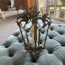 Antique style brass lantern ceiling light Image 8