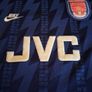 Arsenal Jersey. Official Nike Mens AwayJersey Season 1994/1995.Original From The Time. Not A Modern Day Remake. Image 3