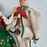 2 vintage dolls on wooden base Image 5