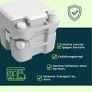 20L Portable Camping Toilet  Comfortable Seat Image 5