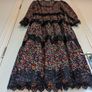 Stunning floral long sleeve midi dress Image 2